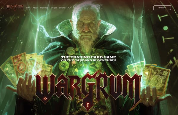 Wargrum - Cardano Trading Card Game with Big Plans You Dont Want To Miss!