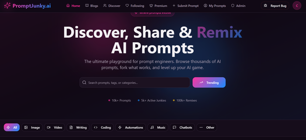 PromptJunky.ai Launched Yours Free